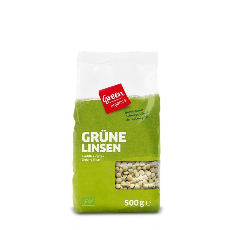greenorganics Grüne Linsen - Produktbild