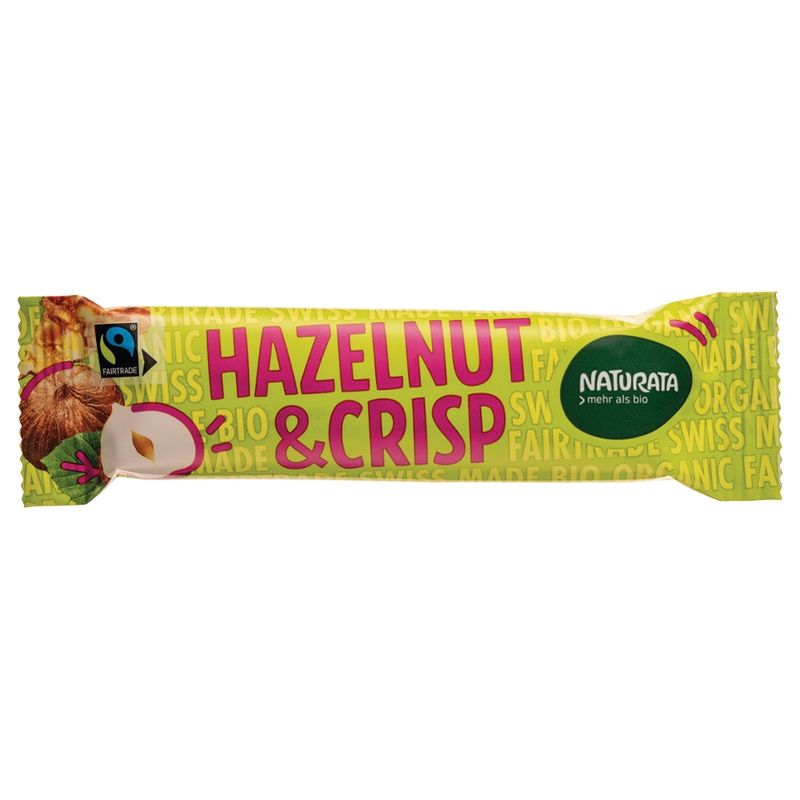 NATURATA Hazelnut & Crisp Schokoriegel - Produktbild