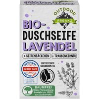 Bio Lavendel Duschseife mit Seifensäckchen - Produktbild
