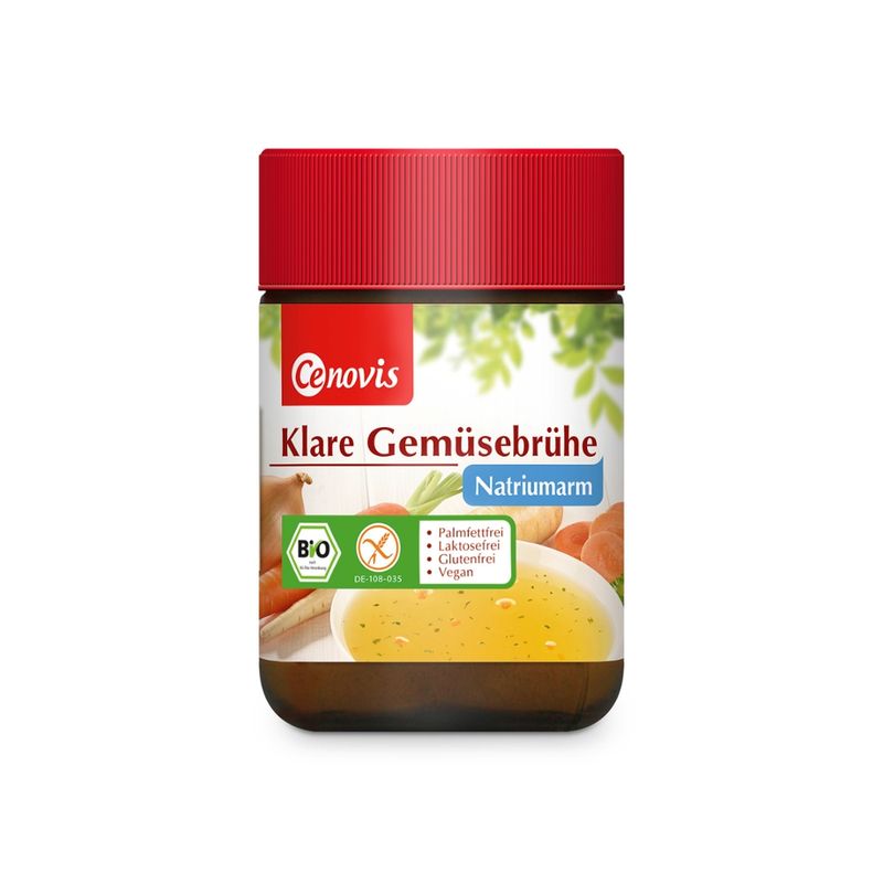 Cenovis Klare Gemüsebrühe natriumarm, bio - Produktbild