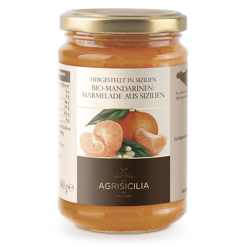 Agrisicilia Organische sizilianische Mandarinenmarmelade - Produktbild