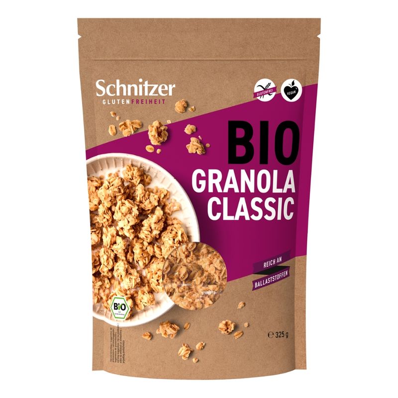 Schnitzer GLUTENFREIHEIT Bio Granola Classic - Produktbild