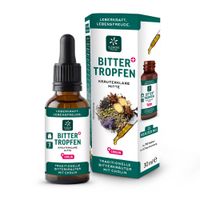 Bitter Tropfen , Traditionelle Bitterkräuter mit Cholin  - Produktbild