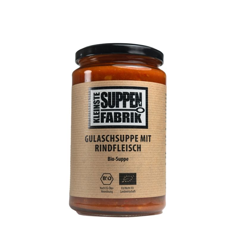 Kleinstesuppenfabrik Ungarische Kartoffelsuppe mit Paprika und Rindfleisch - Produktbild
