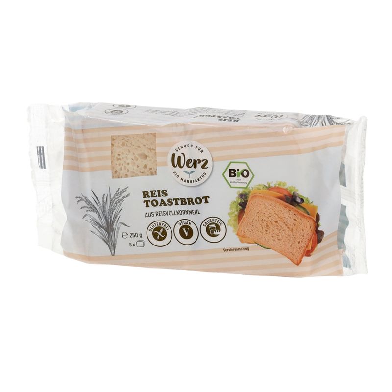 Naturkornmühle Werz Reis Toastbrot, glutenfrei - Produktbild