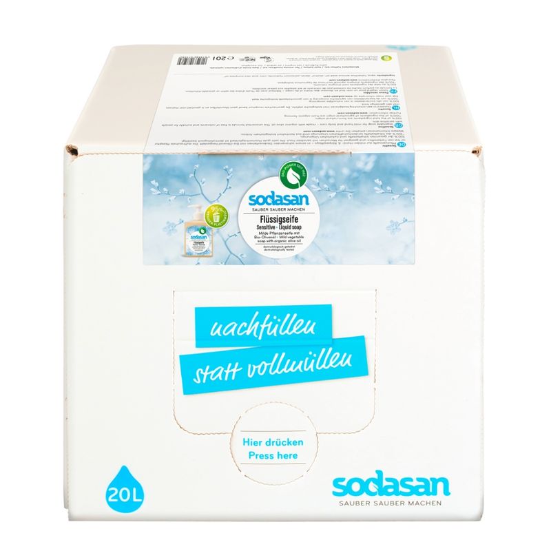 sodasan Flüssigseife Sensitiv 20l BiB - Produktbild