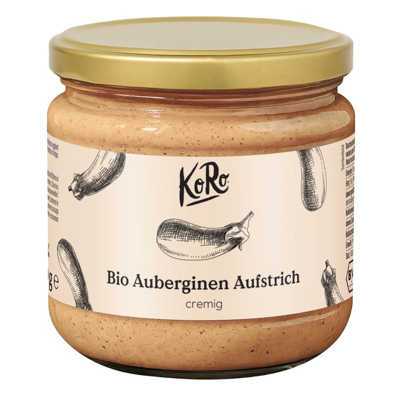 KoRo Handels GmbH Bio Auberginen Aufstrich 380 g - Produktbild