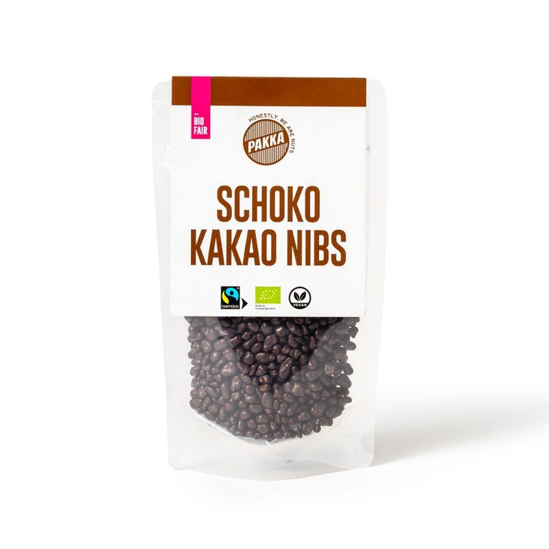 Pakka Schoko Kakao Nibs, Bio, Fairtrade, 100g - Produktbild
