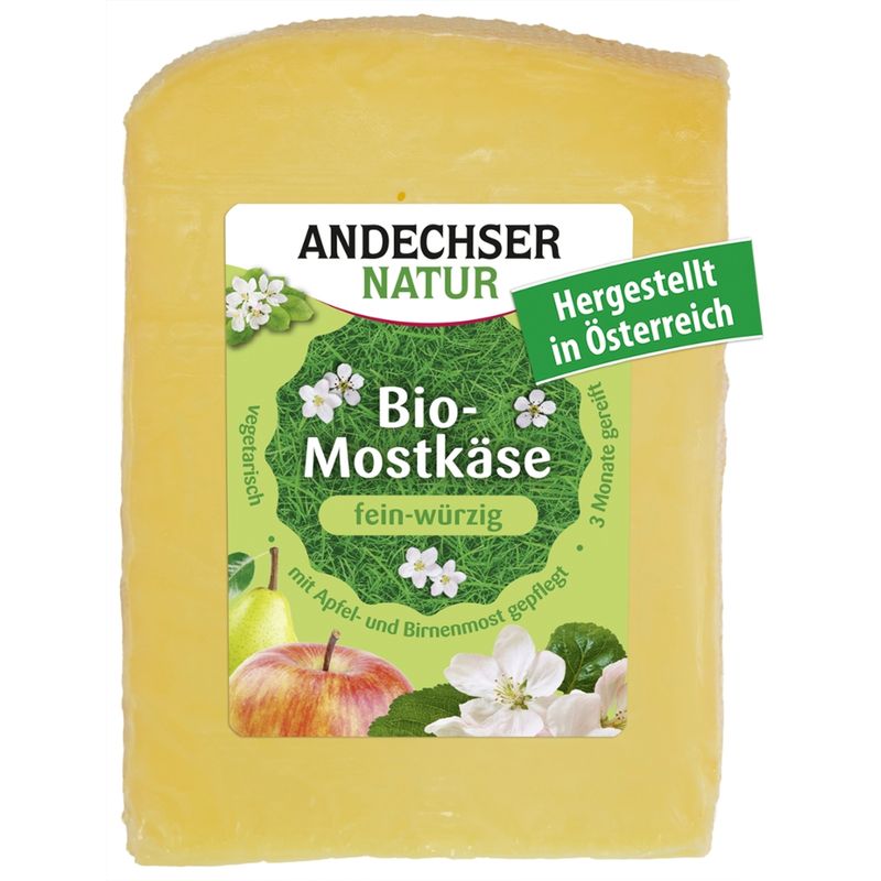 Andechser Natur AN Bio-Mostkäse 50% 180g - Produktbild