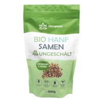 Bio Hanfsamen ungeschält, 500 g - Produktbild