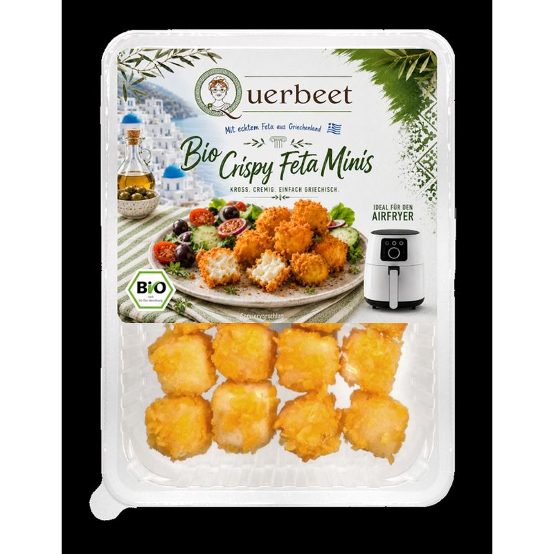Querbeet BIO QUERBEET Crispy Feta Minis 180g / Schale - Produktbild