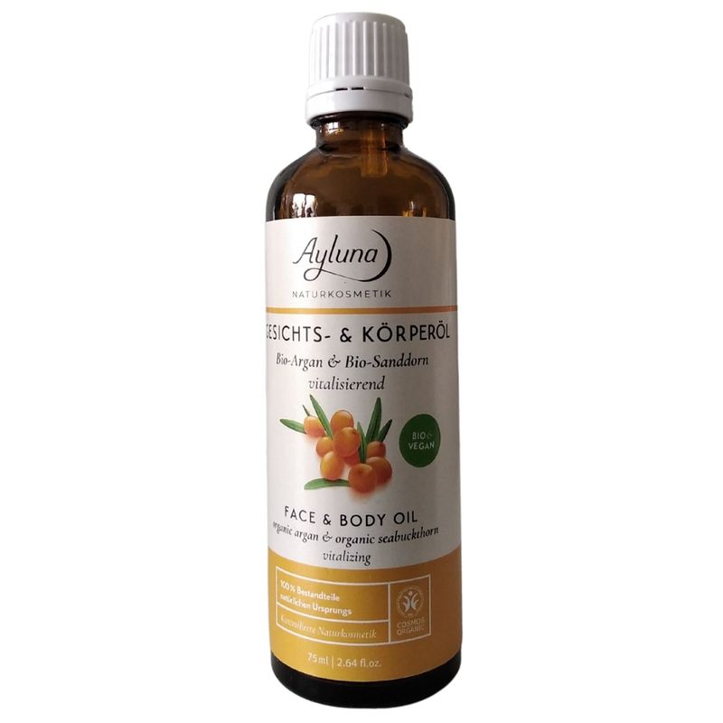 Ayluna Gesichts- & Körperöl Bio-Argan & Bio-Sanddorn vitalisierend - Produktbild
