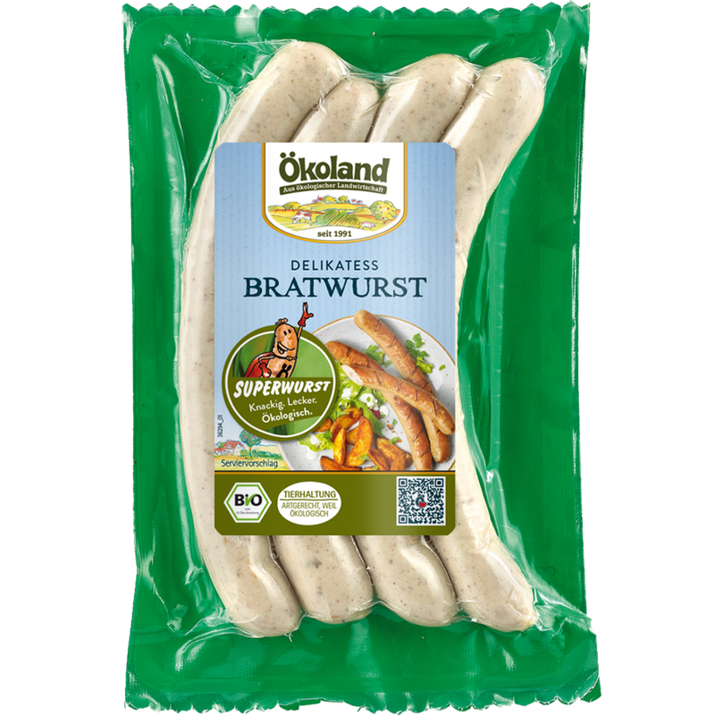 ÖKOLAND Delikatess Bratwurst ´alias Superwurst´ - Produktbild