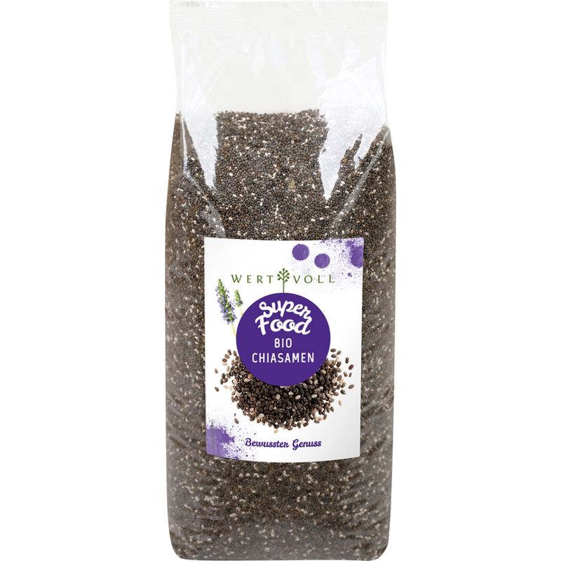 WERTVOLL WERTVOLL Bio Chiasamen 1000 g, International - Produktbild