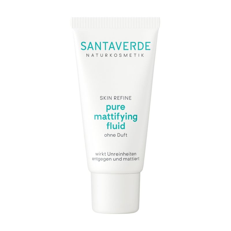 Santaverde TESTER pure mattifying fluid ohne Duft - Produktbild