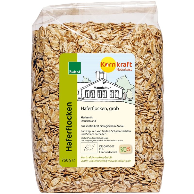 Kornkraft Haferflocken, grob - Produktbild