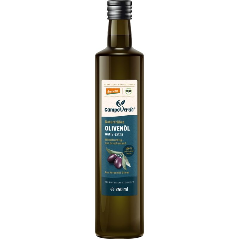 Campo Verde CV demeter Natives Olivenöl Naturtrüb 250ml - Produktbild