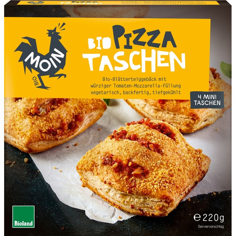 Moin Bio Backwaren Bio Pizza Taschen, 55g - Produktbild