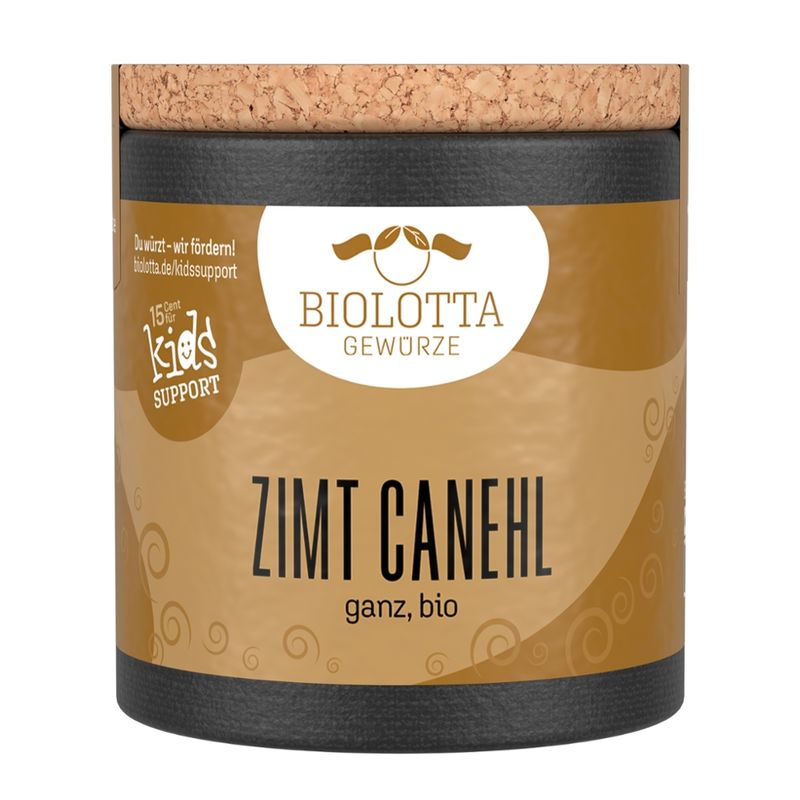 Biolotta Biolotta Korkdose  Zimt Ceylon Canehl ganz, bio - Produktbild