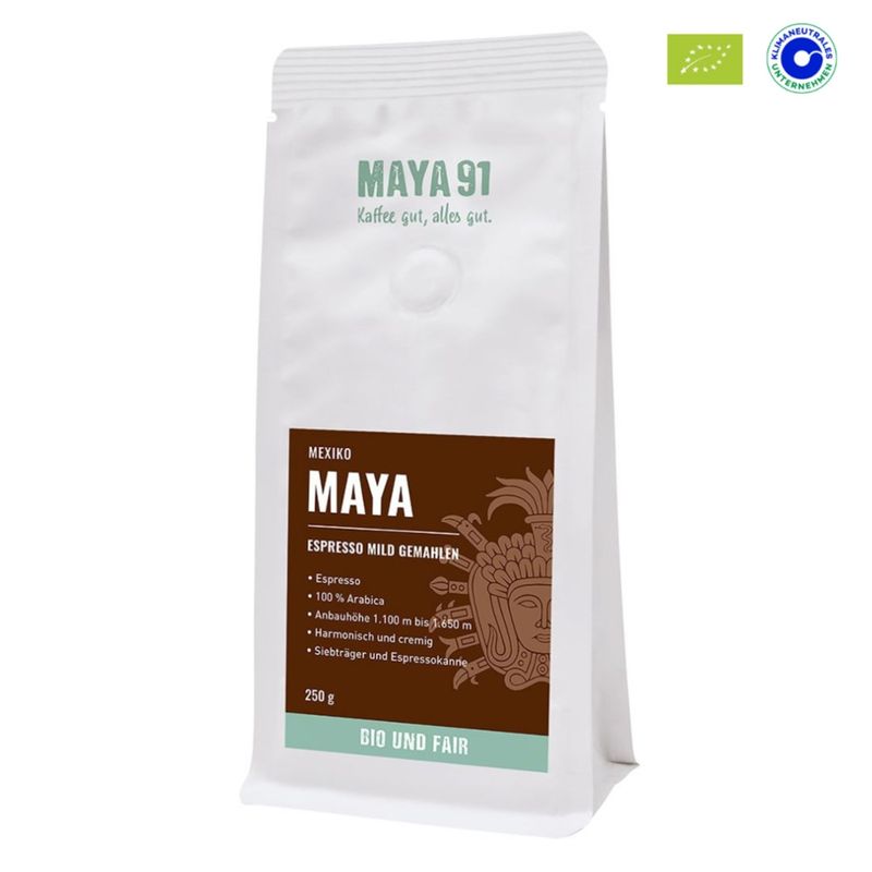 MAYA Kaffee 1991  250g MAYA Espresso Gemahlen - Produktbild