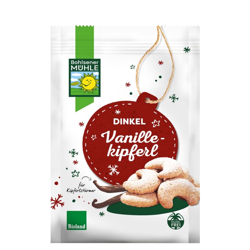 Bohlsener Mühle Dinkel Vanillekipferl Weihnachten - Produktbild