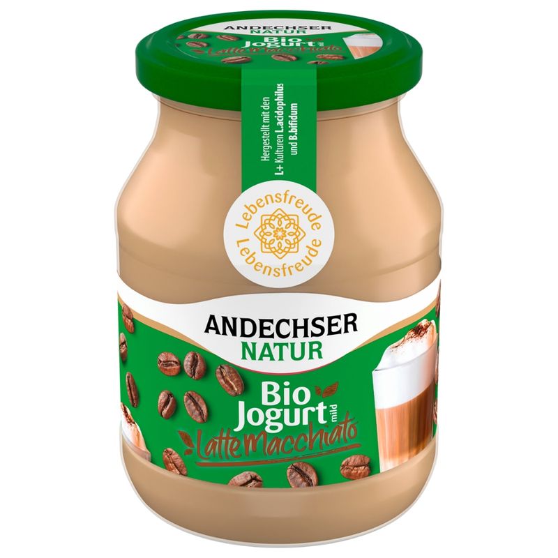 Andechser Natur Bio-Jogurt mild Latte Macchiato 3,8% - Produktbild
