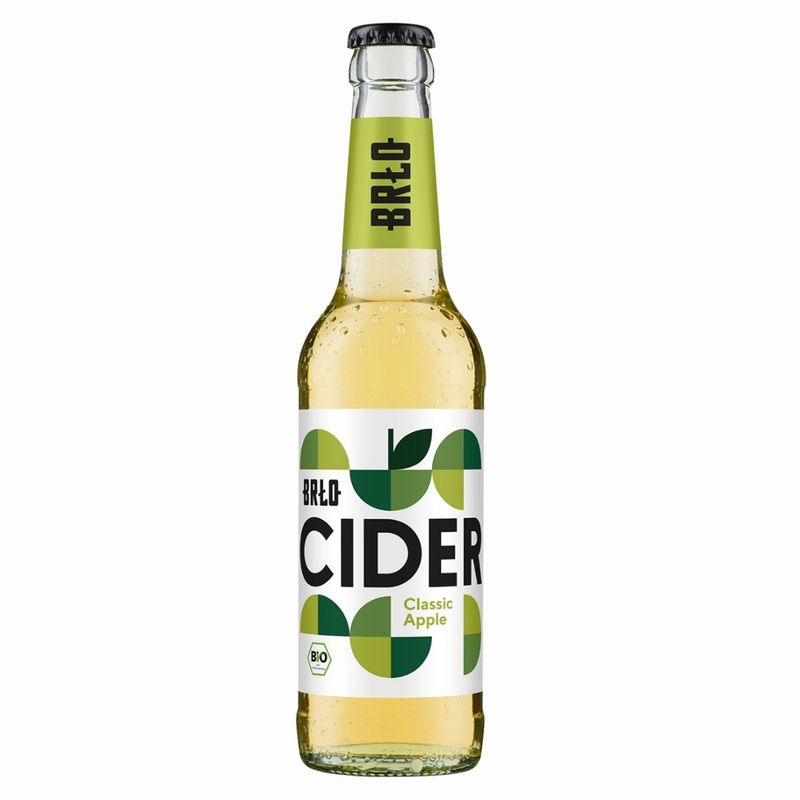 BRLO Feinherbe Apfelnoten aus den besten Bio-Äpfeln sorgen für ein prickelndes Geschmackserlebnis. Voller Geschmack, angenehm sauer und nicht zu süß, genau so muss der klassische Cider schmecken. - Produktbild