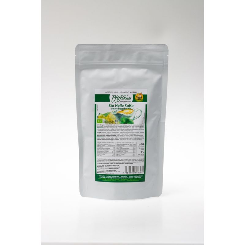 Pfiffikuss Gutes von der Reichenau Bio Helle Sauce mit Kräutern 450g Beutel - Produktbild