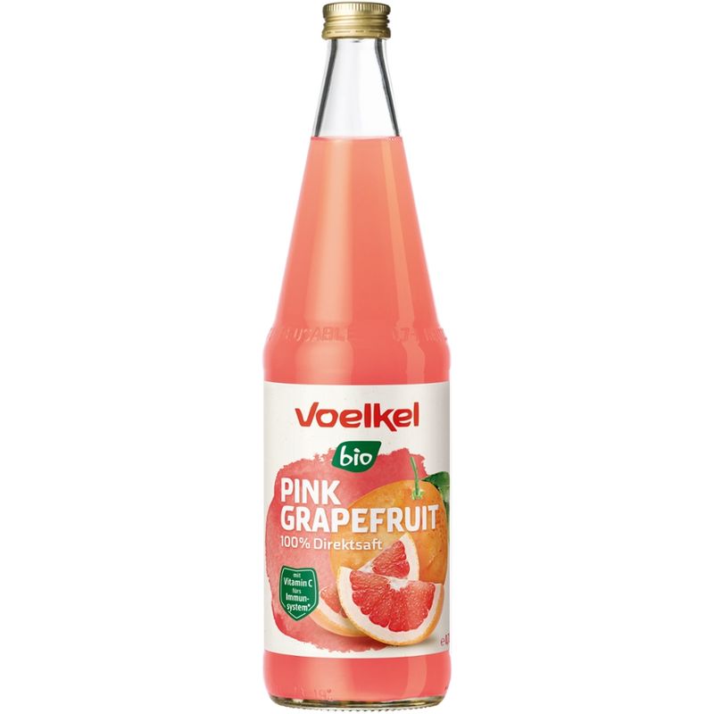 Voelkel Pink Grapefruit 100% Direktsaft - Produktbild