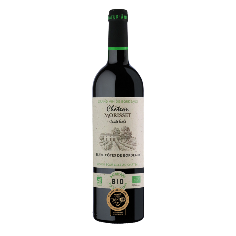 CHEVAL QUANCARD CHATEAU MORISSET CUVÉE EOLE BLAYE COTES DE BORDEAUX BIO 2022 - Produktbild
