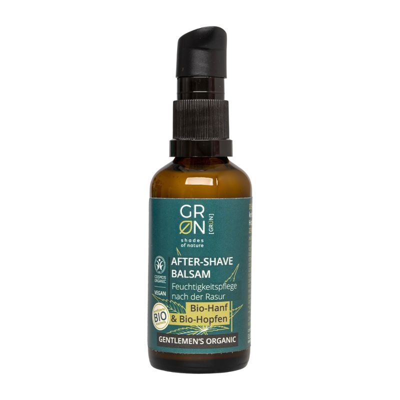 GRN GRN [GRÜN] After-Shave Balsam Feuchtigkeitspflege Bio-Hanf & Bio-Hopfen - Gentlemen's Organic - Produktbild