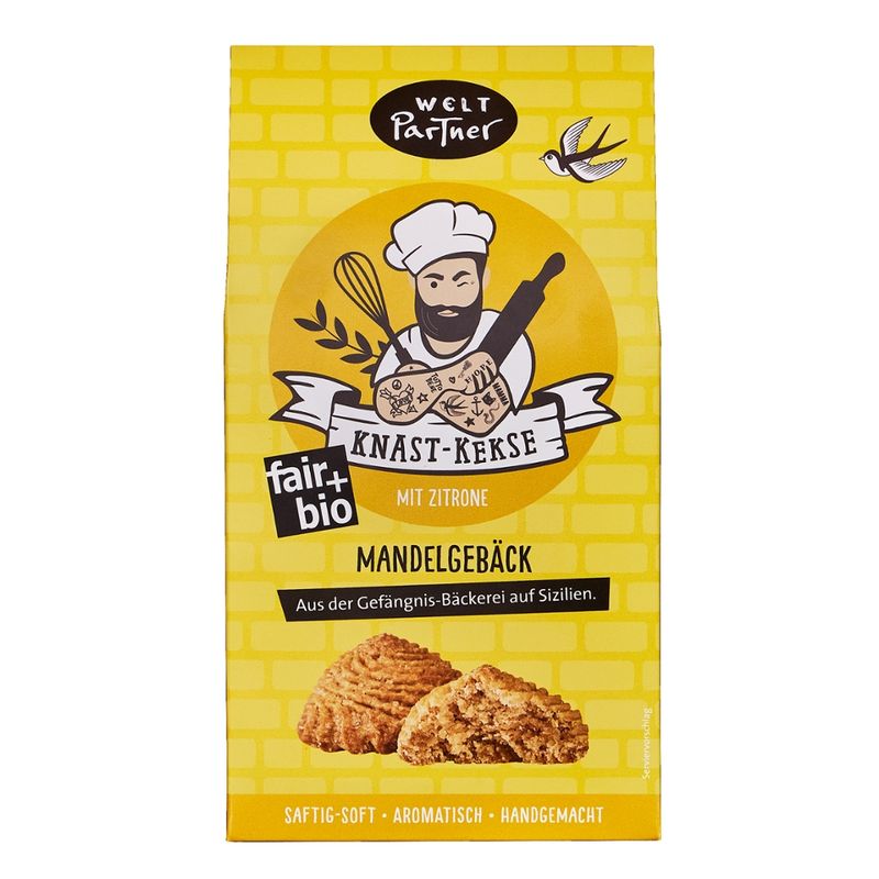 WeltPartner Mandelgebäck Zitrone, bio - Produktbild