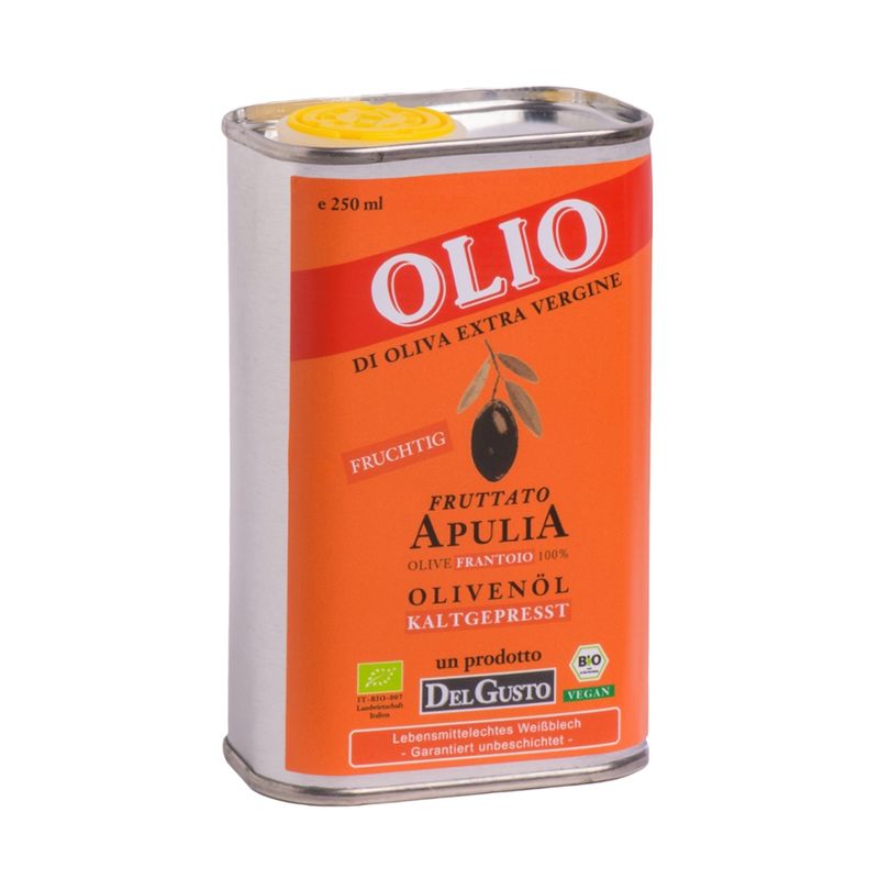 DelGusto Olivenöl FRUTTATO extra vergine fruchtig - Produktbild