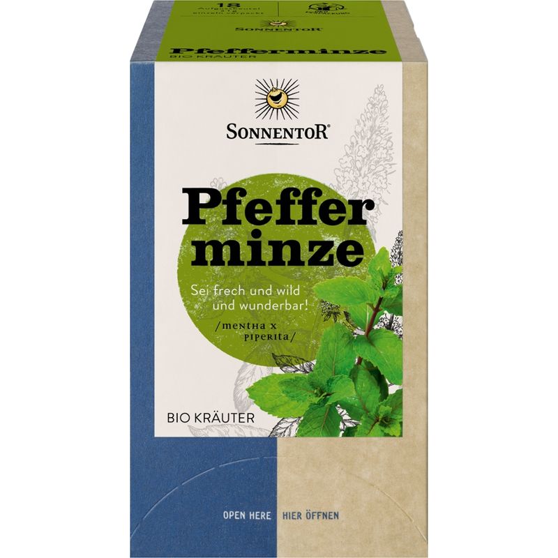 Sonnentor Pfefferminze, Doppelkammerbeutel - Produktbild