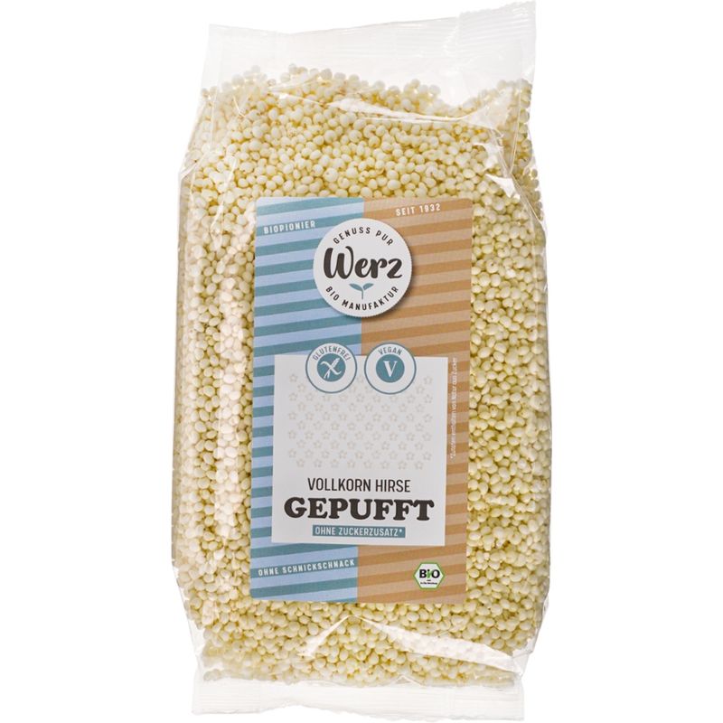 Naturkornmühle Werz Vollkorn Hirse gepufft glutenfrei - Produktbild