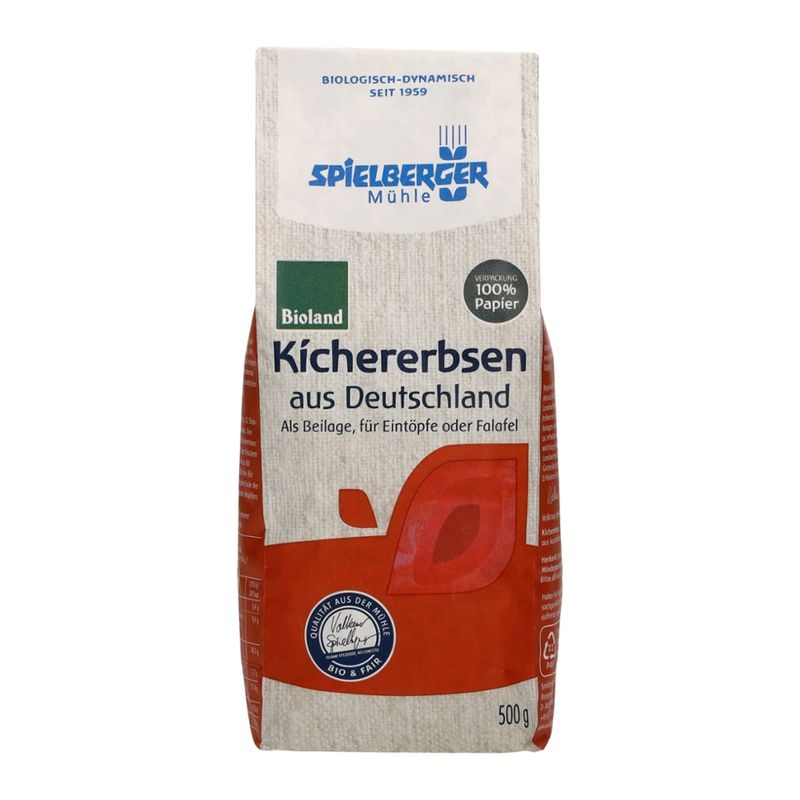 Spielberger Mühle Kichererbsen aus Deutschland, bioland - Produktbild