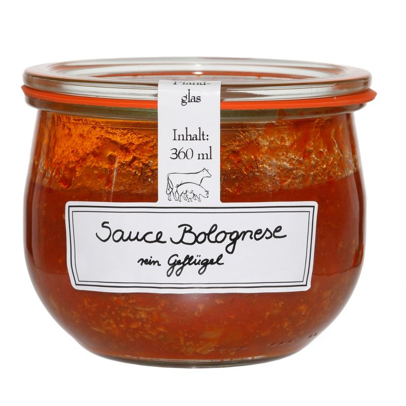 Schröder's Bio Fleisch- und Wurstwaren Geflügel Sauce Bolognese 400 ml - Produktbild