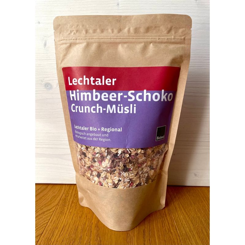 Lechtaler Kürbiskerne regionales Himbeer-Schoko-Crunch-Müsli 500g - Produktbild