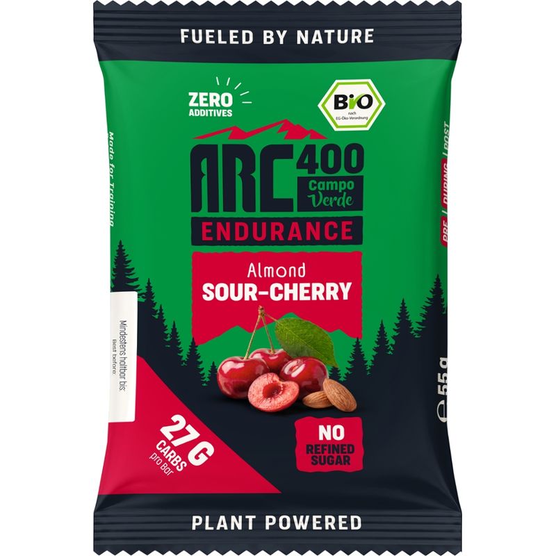 ARC400  ARC400 bio Energieriegel Almond Sour-Cherry 55g - Produktbild