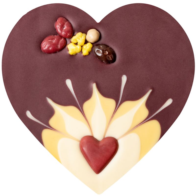 Zotter Schokolade Herz Beeren & Früchte - Produktbild