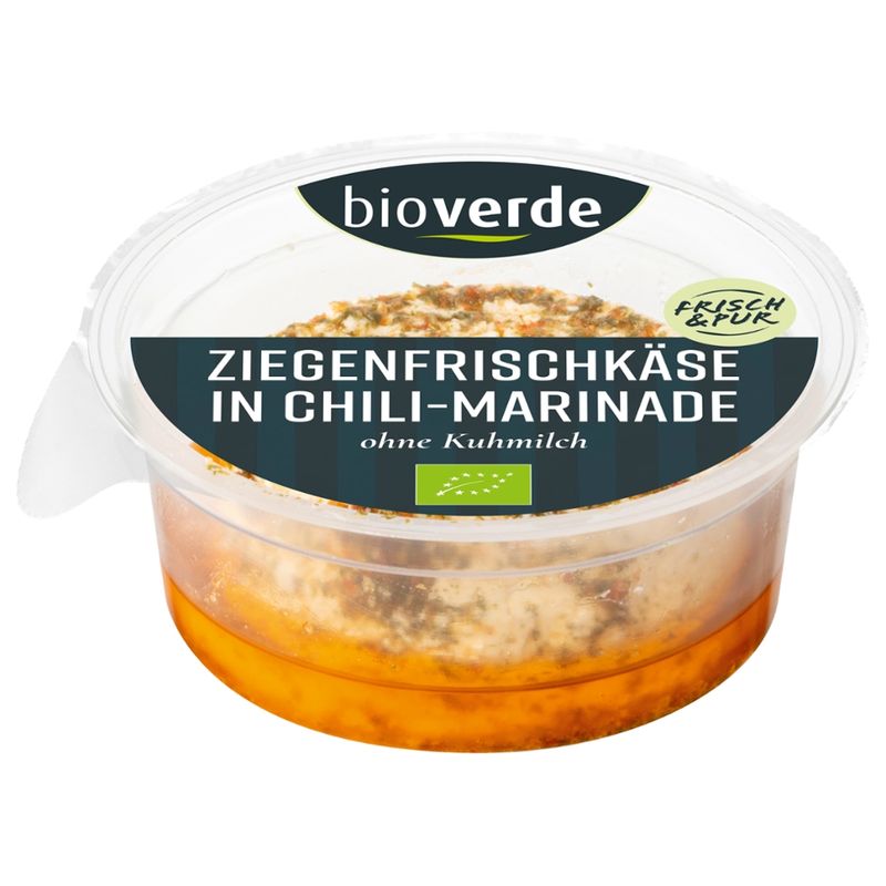 bio-verde Ziegenfrischkäse in Chili-Marinade 100 g - Produktbild