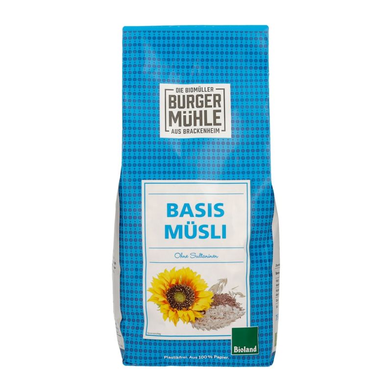 Burgermühle Basis Müsli, bioland - Produktbild