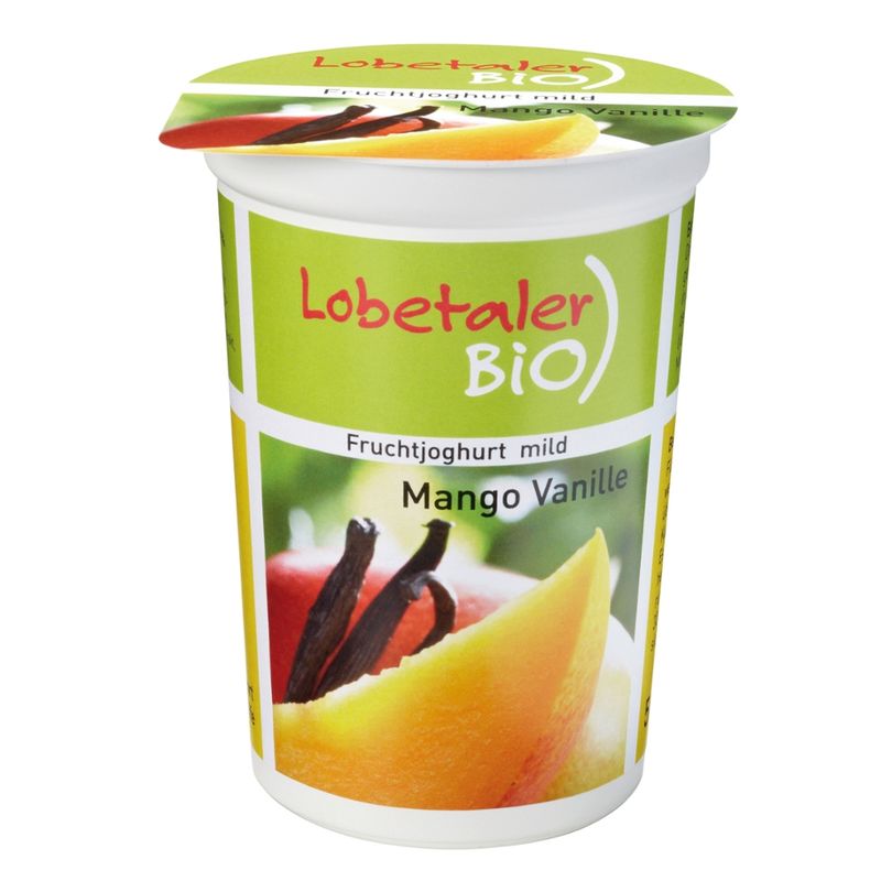 Lobetaler Bio Bio-Joghurt Mango-Vanille - Produktbild